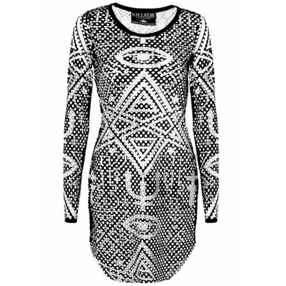 KILLSTAR Thelema bodycon fishnet mini dress size XXL - Picture 3 of 8